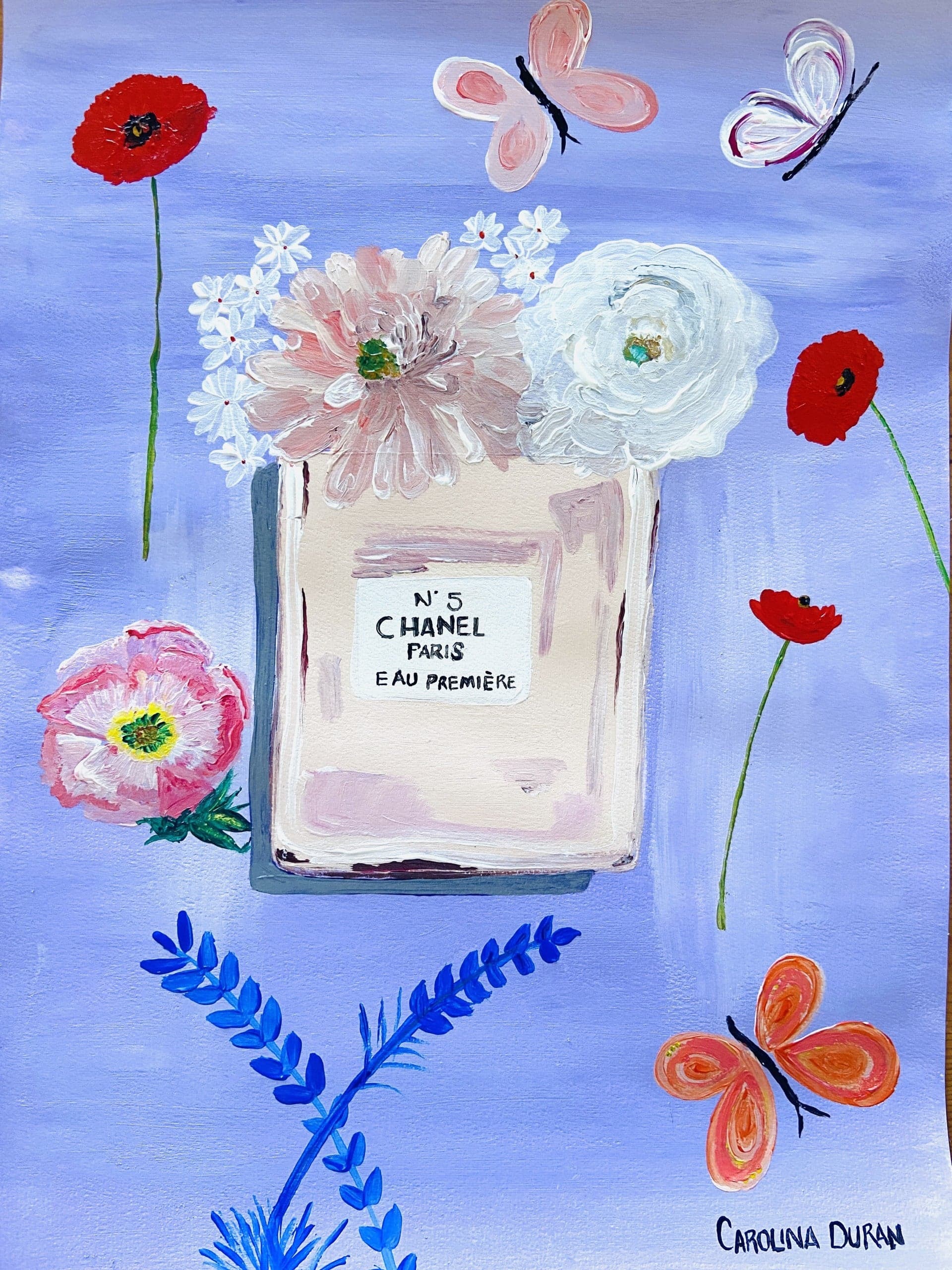 We Are Chanel Nº5 — Acrylic on paper, 11 × 14 in
