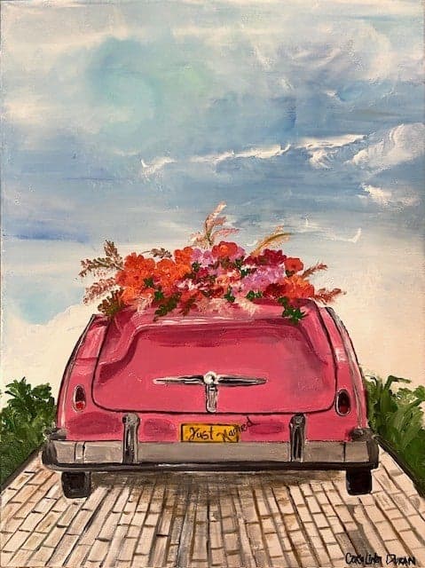 Wedding in a Paradise — Acrylic on canvas, 11 × 14 in